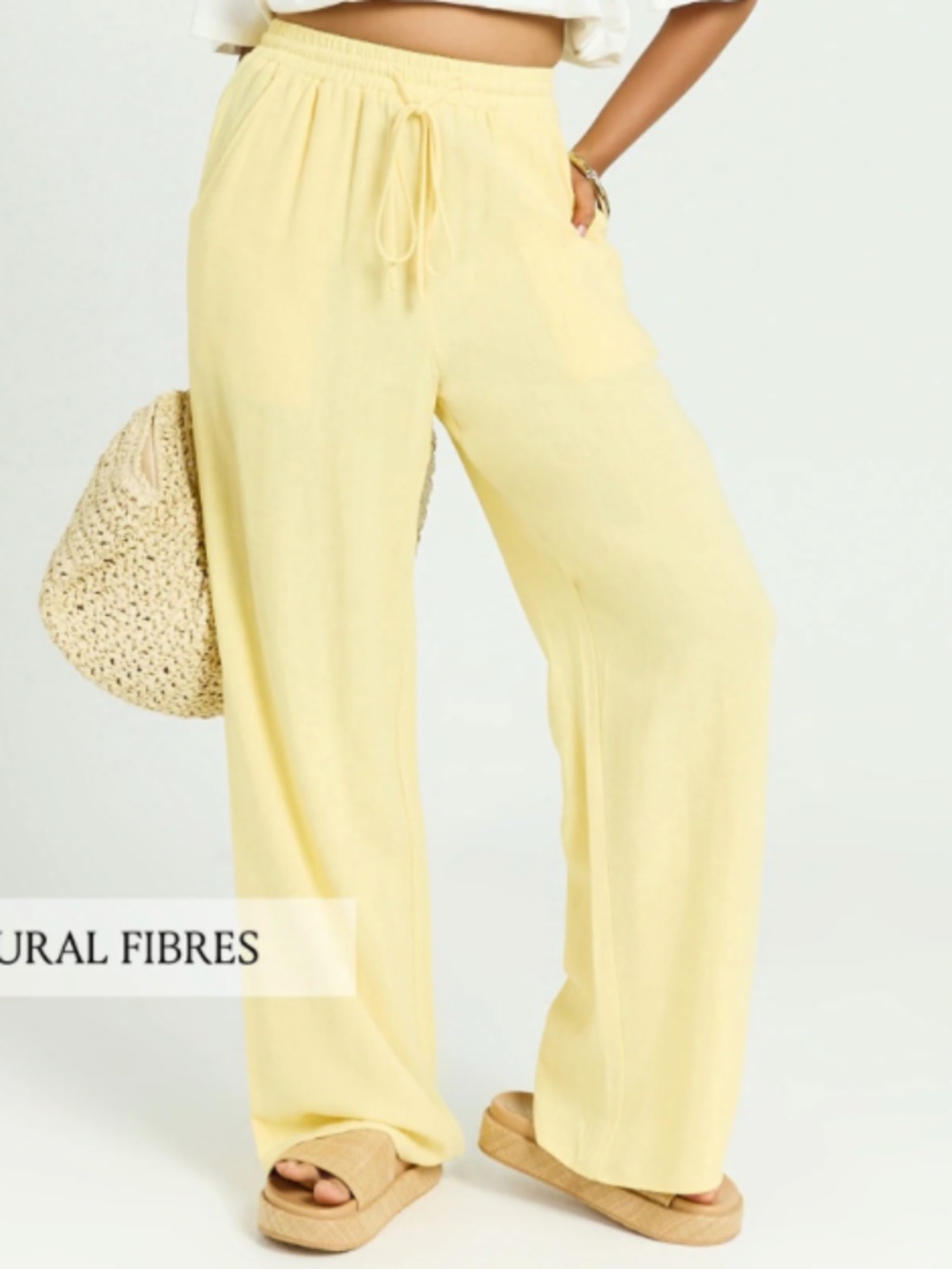 Showpo. Kala Pants in Yellow - Size 4